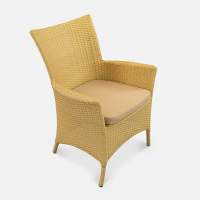 Кресло Kipr Искусственный ротанг Oxford 600D PU beige RAL 1014