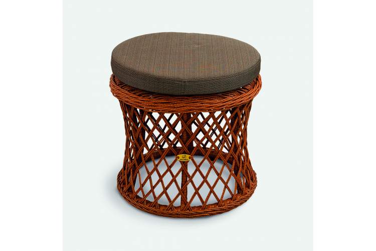 Пуф Nova Искусственный ротанг Mossle 295 RAL 8023