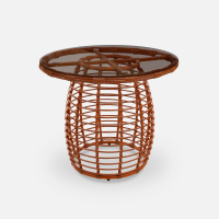 Стол Lotus D930 СТ обеденный Искусственный ротанг RAL 8023