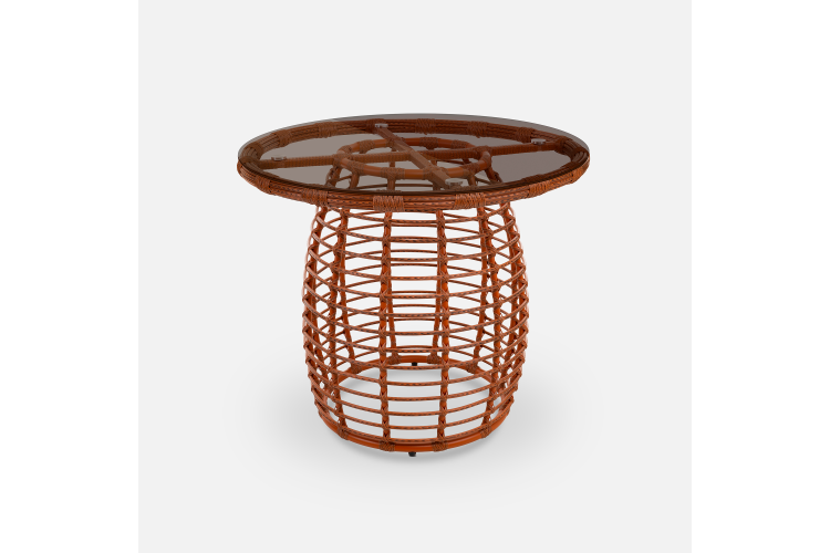 Стол Lotus D930 СТ обеденный Искусственный ротанг  RAL 8023