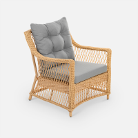 Кресло Impero Искусственный ротанг Mossle 990 RAL 1014