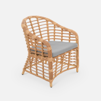 Кресло Miro Искусственный ротанг Mossle 990 RAL 1014