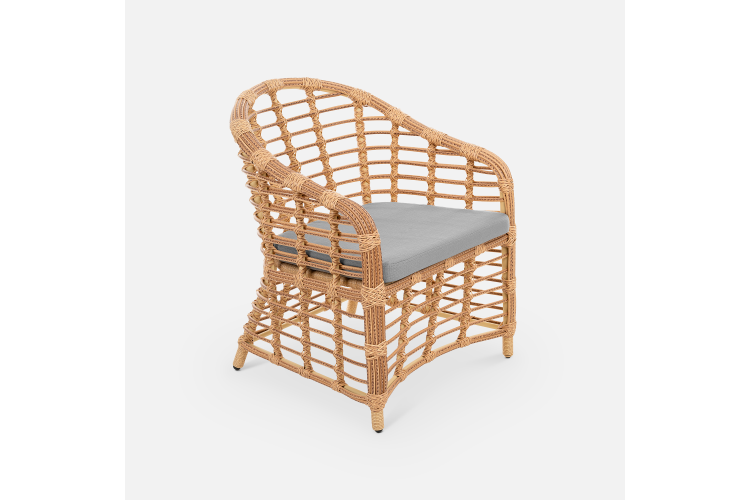 Кресло Miro Искусственный ротанг Mossle 990 RAL 1014