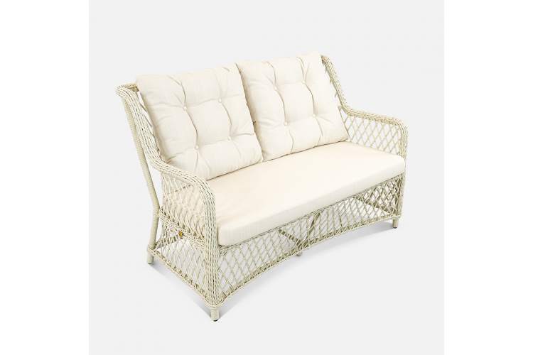 Диван Titulo 2 ps Искусственный ротанг Mossle 100 RAL 1013