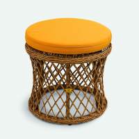 Пуф Nova Искусственный ротанг Dyer 540 RAL 8011