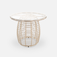 Стол Lotus D930 СТ обеденный Искусственный ротанг RAL 1013