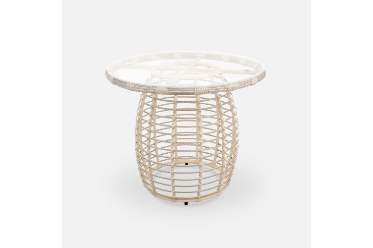 Стол Lotus D930 СТ обеденный Искусственный ротанг  RAL 1013