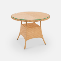 Стол Kipr D940 СТ Искусственный ротанг RAL 1014