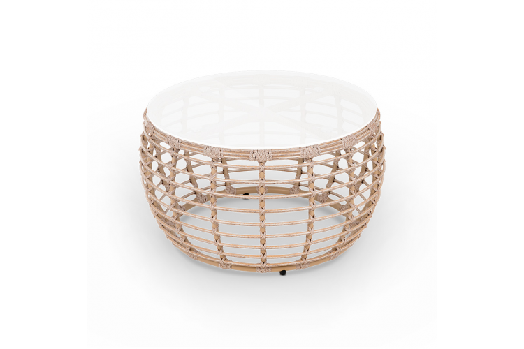 Стол Lotus D780 СТ кофейный Ирбис, RAL 1019, CT.Белый сатин