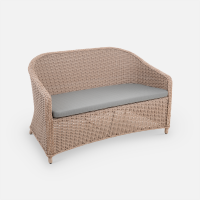 Диван Primo 2ps Искусственный ротанг Mossle 990 RAL 1019