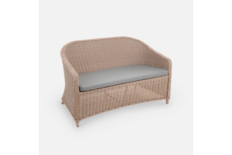 Диван Primo 2ps Искусственный ротанг Mossle 990 RAL 1019