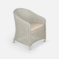 Кресло Primo Искусственный ротанг Mossle 160 RAL 7030