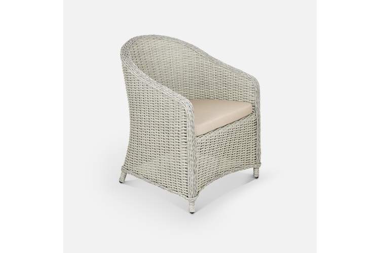 Кресло Primo Искусственный ротанг Mossle 160 RAL 7030