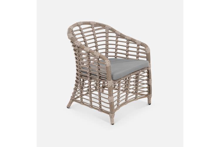 Кресло Miro Искусственный ротанг Mossle 990 RAL 1019