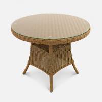 Стол Primo D990 СТ Искусственный ротанг RAL 8011