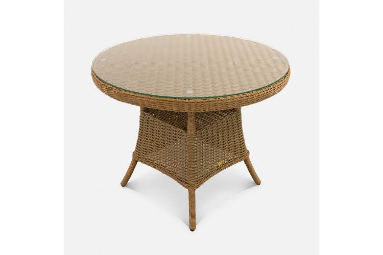 Стол Primo D990 СТ Искусственный ротанг  RAL 8011