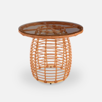 Стол Lotus D930 СТ обеденный Искусственный ротанг RAL 1014