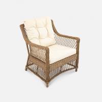 Кресло Impero Искусственный ротанг Calista 2 RAL 8011