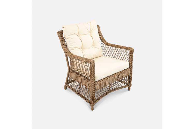 Кресло Impero Искусственный ротанг Calista 2 RAL 8011