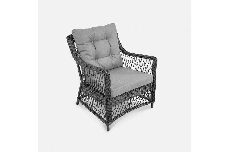 Кресло Impero Чёрный металлик, RAL 9005, Mossle 994