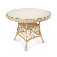 Стол Nova D980 СТ Индийское дерево, RAL 1014, CT.Прозрачное