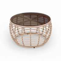 Стол Lotus D780 СТ кофейный Ирбис, RAL 1019, CT.Бронза