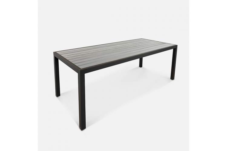 Стол Quadro 2300х990 wood Алюминий  RAL 9005