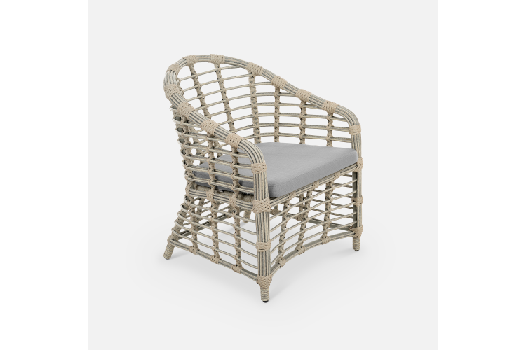 Кресло Miro Искусственный ротанг Mossle 990 RAL 7030