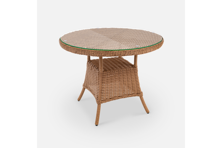 Стол Primo D990 СТ Искусственный ротанг  RAL 8011