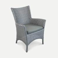 Кресло Kipr Искусственный ротанг Oxford 600D PU dark grey RAL 7030