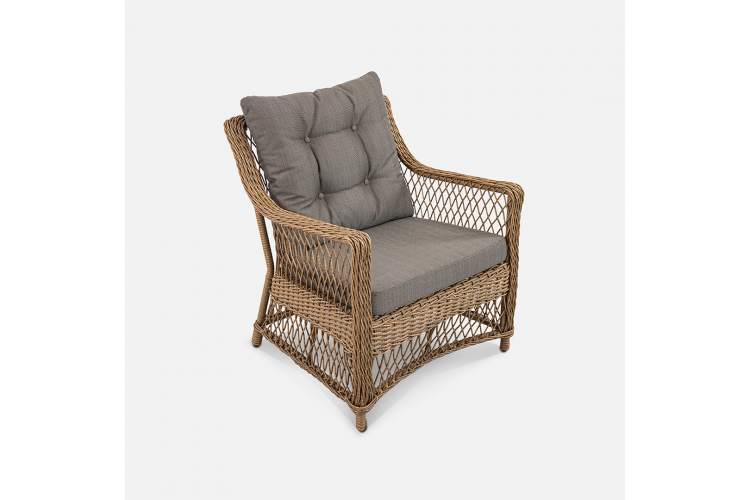 Кресло Impero Искусственный ротанг Mossle 295 RAL 8011