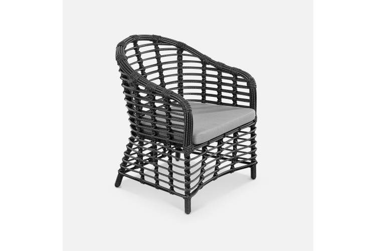 Кресло Miro Искусственный ротанг Mossle 990 RAL 9005