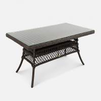 Стол Titulo 1430х830 СТ Искусственный ротанг RAL 8017