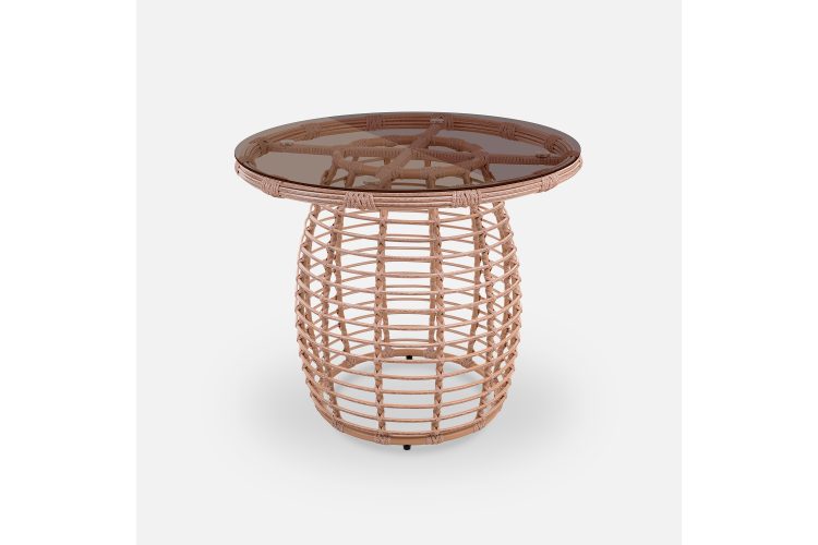 Стол Lotus D930 СТ обеденный Искусственный ротанг  RAL 1019