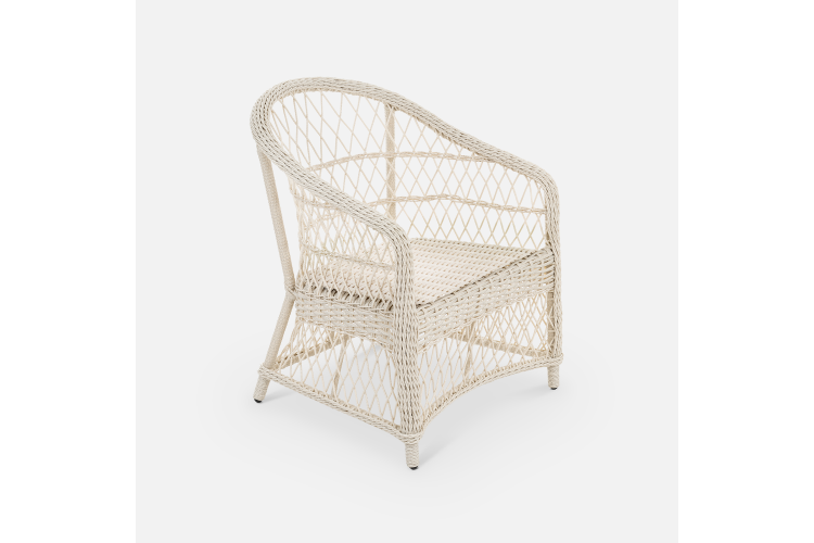 Кресло Primo Light Искусственный ротанг Mossle 100 RAL 1013