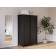 Шкаф-куппе Хемнэс Hemnes/Кымор, 120х197х59 см, ИКЕА, черный