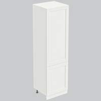 Пенал 2 двери 600 х 560 х 2040 (с полками) + фасад БЕРГЕН белый премиум