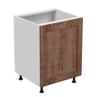 Тумба 1 дверь 600х530х720 + фасад БЕРГЕН коричневый премиум