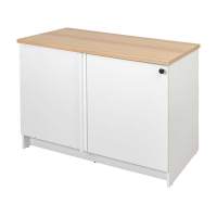 Напольный шкаф угловой 120 см белый (2 уп.)