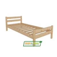 Кровать Классика 800 х 2000 сосна, без покраски
