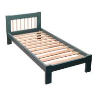 Кровать Дачная 900 х 2000 сосна, эмаль (тиффани/слоновая кость) Кровать Дачная 900 х 2000 сосна, эмаль (тиффани/слоновая кость)