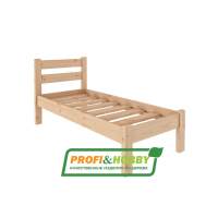 Детская кровать Облачко 800 х 1600 сосна, без покраски Детская кровать Облачко 800 х 1600 сосна, без покраски