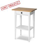 Тумба прикроватная 1 ящик 46х70х35 ХЕМНЭС белый/светло-коричневый (1уп.)