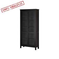 Шкаф-витрина ХЕМНЭС ИКЕА / КЫМОР с дверями ст/ст 90*198*37 черный (2уп.) Шкаф-витрина ХЕМНЭС ИКЕА / КЫМОР с дверями ст/ст 90*198*37 черный (2уп.)