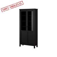 Шкаф-витрина ХЕМНЭС ИКЕА / КЫМОР с дверями пн/ст 90*198*37 черный (2уп.) Шкаф-витрина ХЕМНЭС ИКЕА / КЫМОР с дверями пн/ст 90*198*37 черный (2уп.)