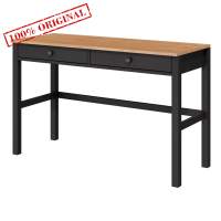 Письменный стол 121х47х75 ХЕМНЭС черный/светло-коричневый (1 уп.)