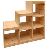 Стеллаж лесенка 940х440х910 ТРУФАСТ б/п сосна,полки (3П) 
