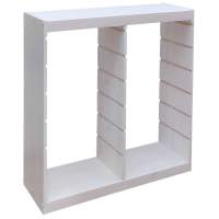 Корпус стеллажа ТРУФАСТ ВЕРТИКАЛЬНЫЙ ДВОЙНОЙ 910, белый лак, сосна, 