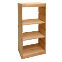 Стеллаж вертикальный 440х300х910 ТРУФАСТ б/п сосна,полки (2П) 