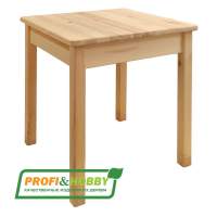 Стол детский 500х500 сосна, без покраски Стол детский 500х500 сосна, без покраски
